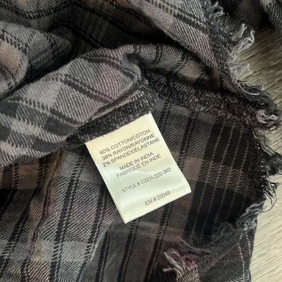 Cloth & stone plaid shirt XS - Picture 4 of 4